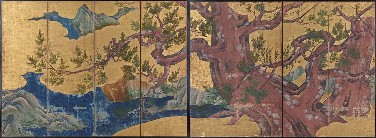 唐獅子図屏風