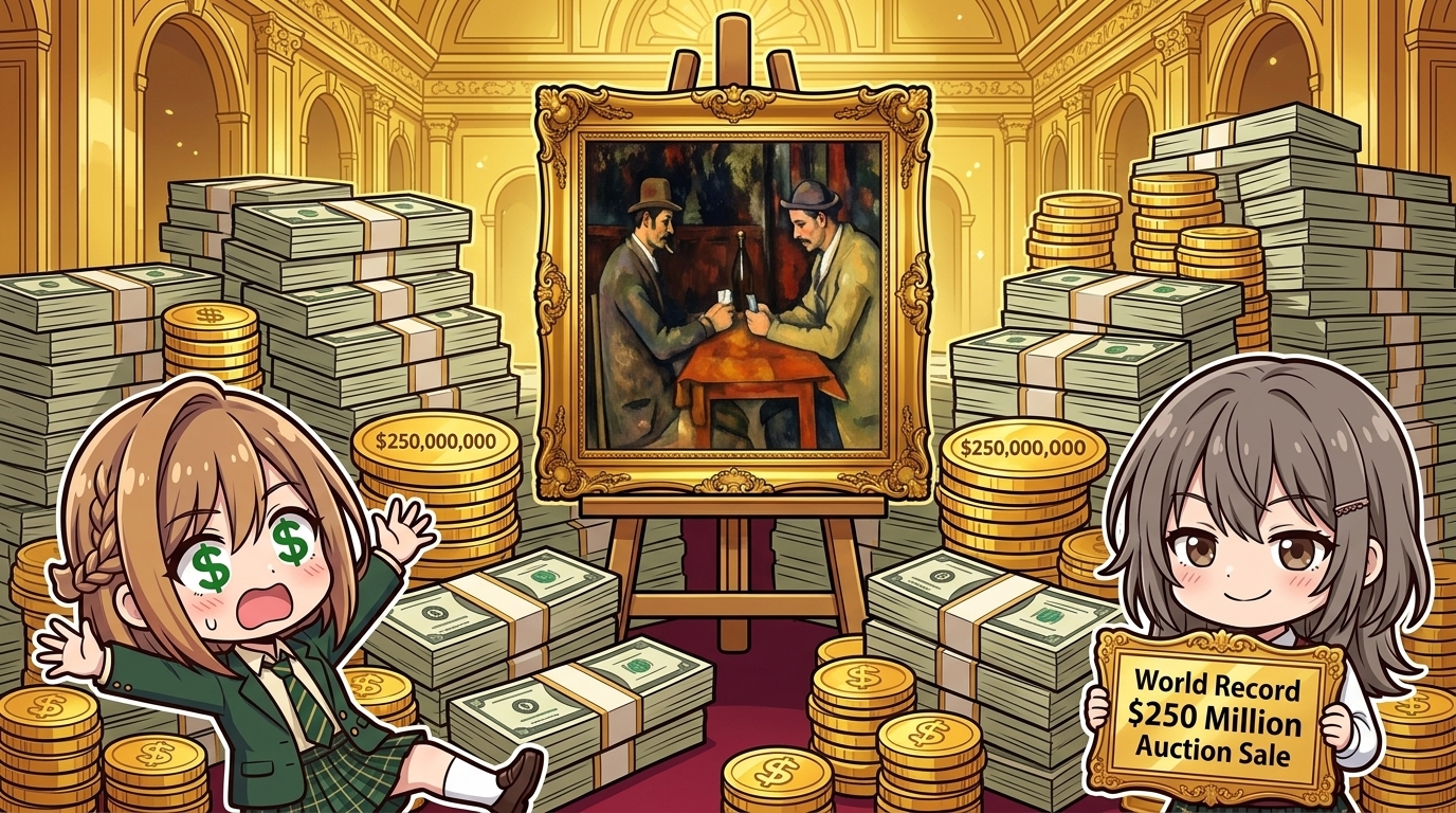 【落札額250億円！？】世界最高峰の超高級絵画！