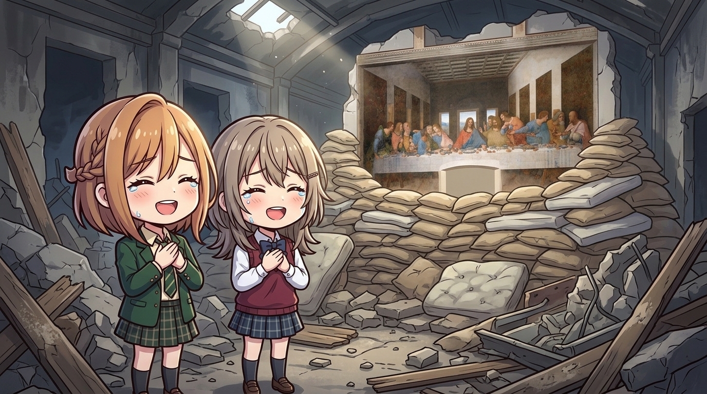 【奇跡の生還】爆撃を耐え抜いた名画