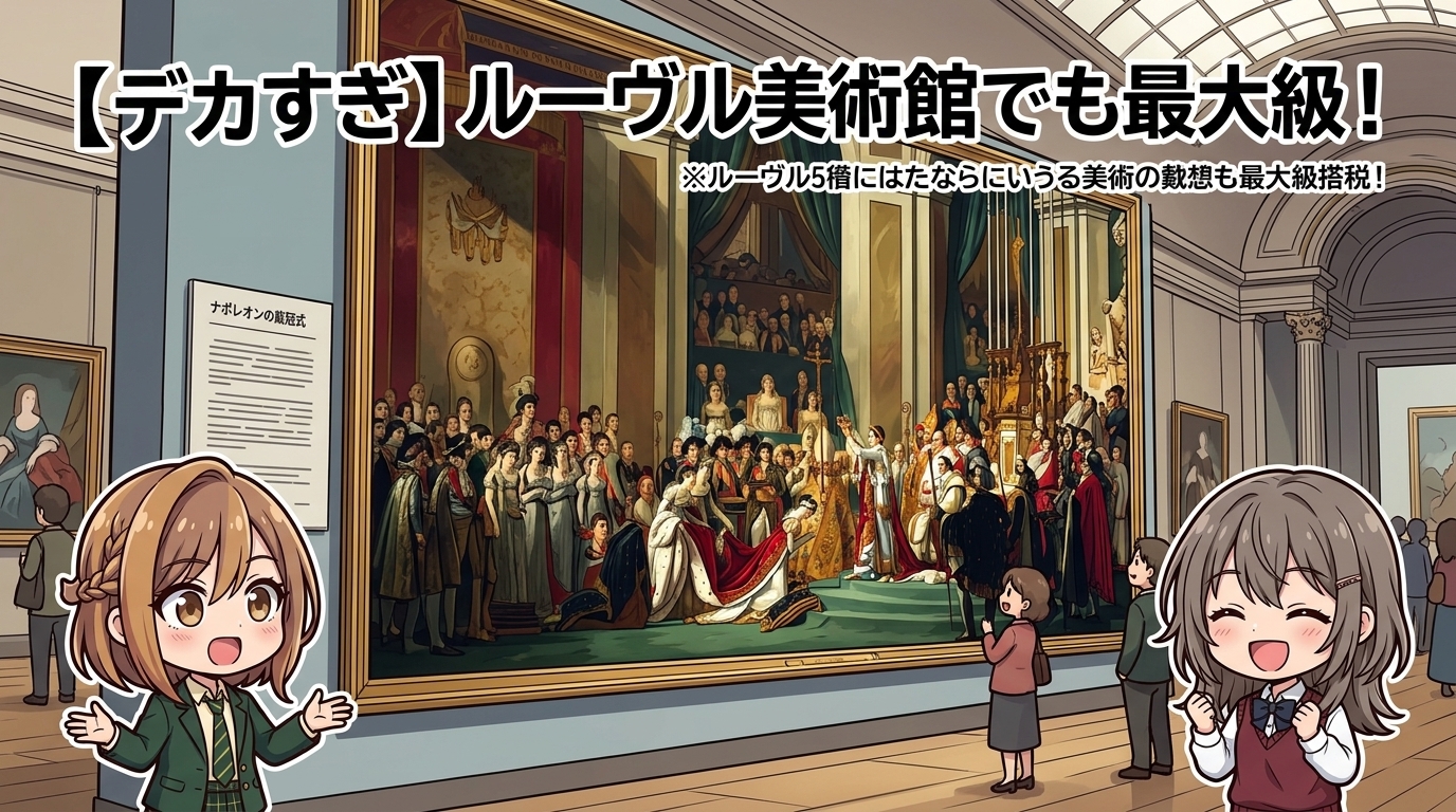 【デカすぎ】ルーヴル美術館でも最大級！
