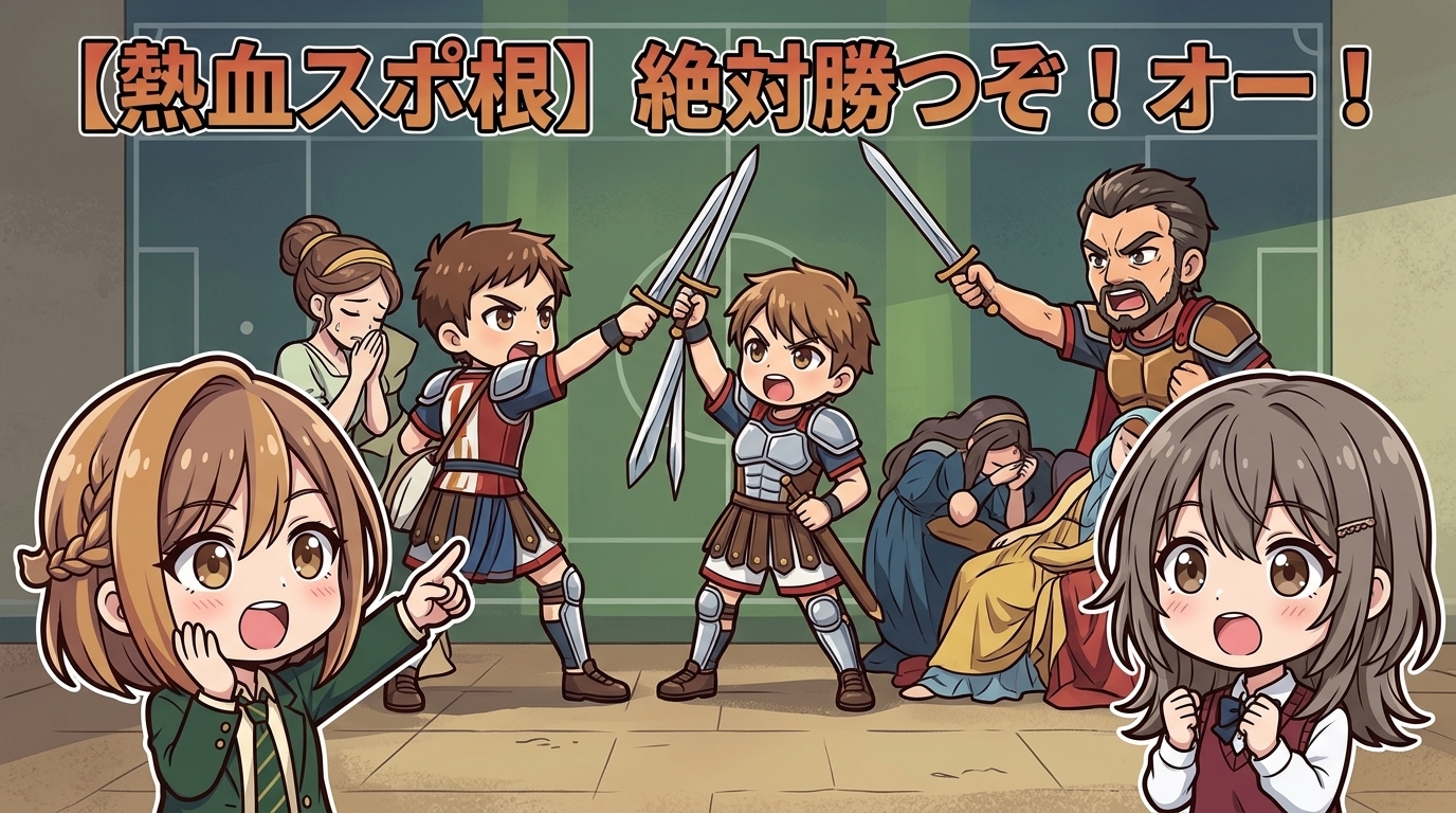 【熱血スポ根】絶対勝つぞ！オー！