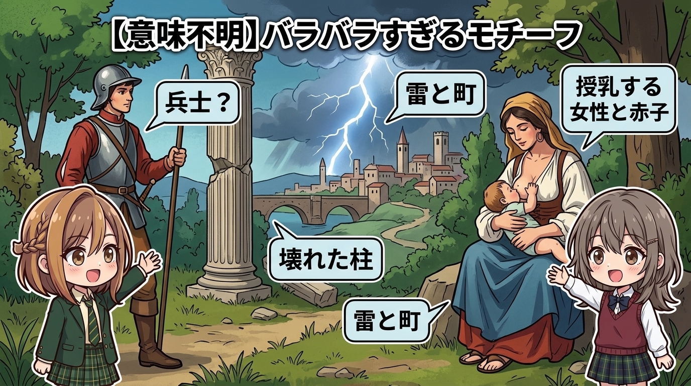 【意味不明】バラバラすぎるモチーフ