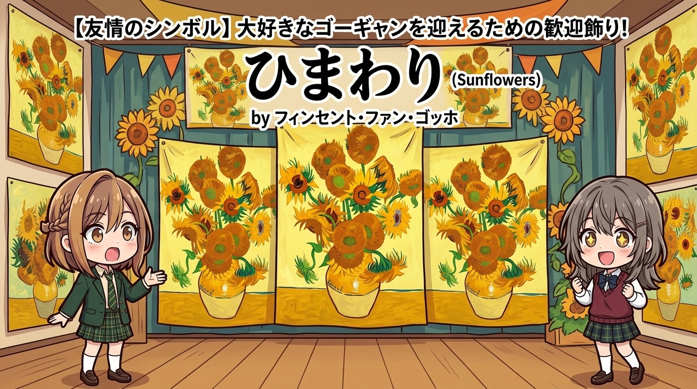 【友情のシンボル】大好きなゴーギャンを迎えるための歓迎飾り！