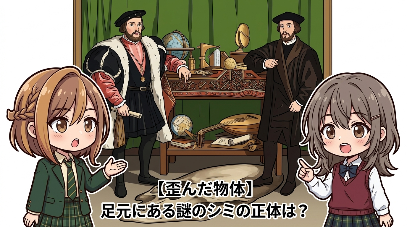 【歪んだ物体】足元にある謎のシミの正体は？
