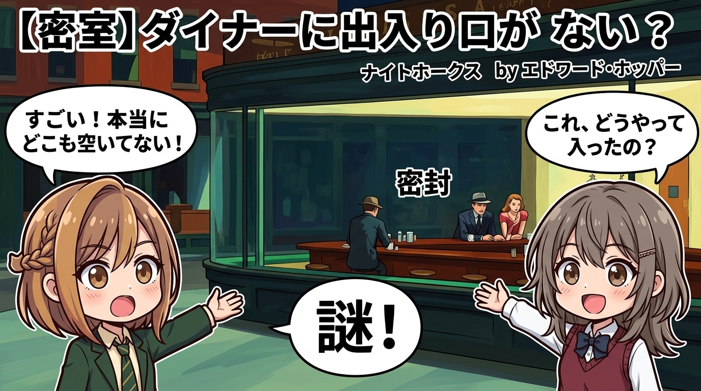 【密室】ダイナーに出入り口がない？