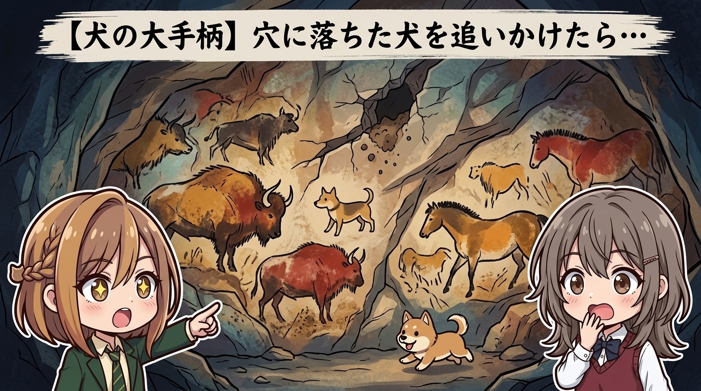 【犬の大手柄】穴に落ちた犬を追いかけたら…