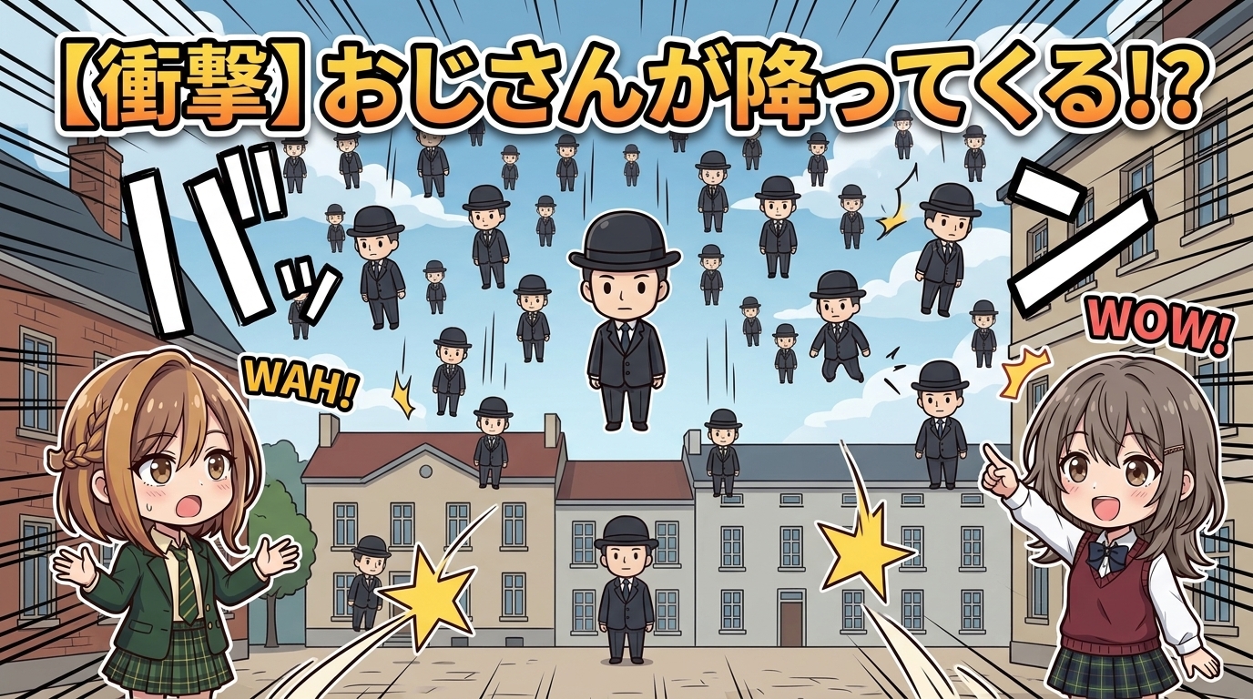 【衝撃】おじさんが降ってくる！？