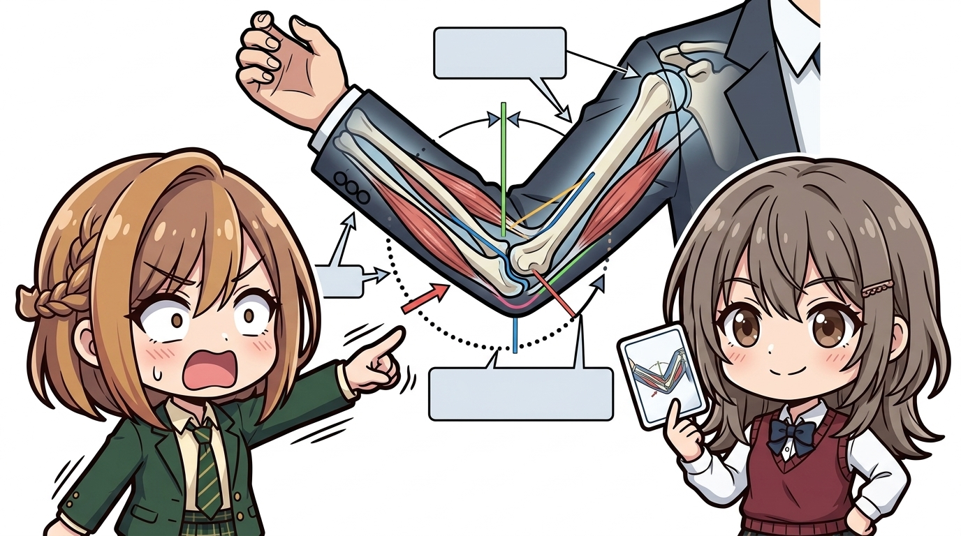 【違和感】腕の関節おかしくない？