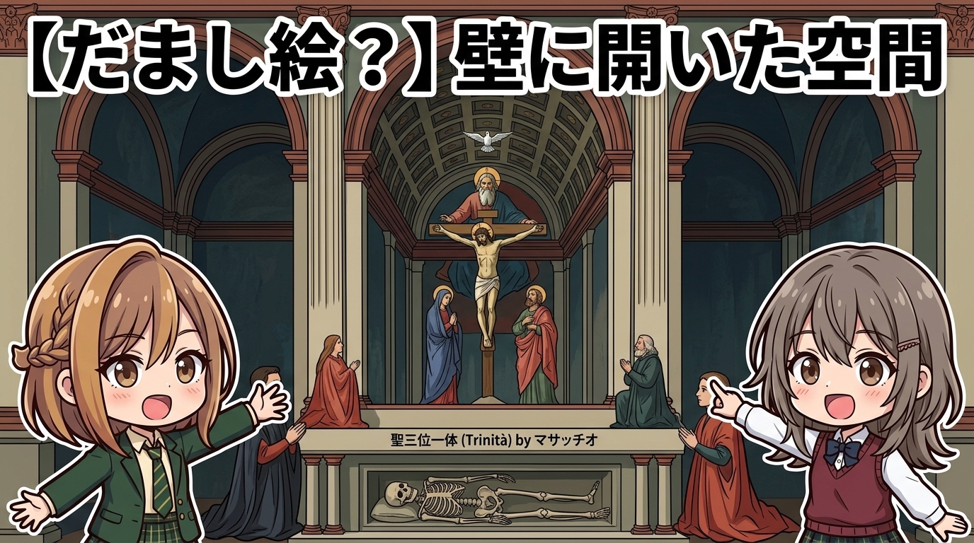 【だまし絵？】壁に開いた空間