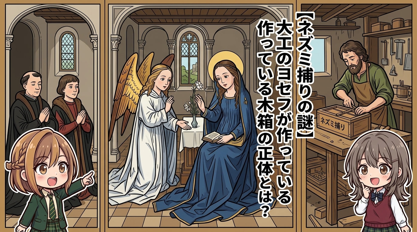 【ネズミ捕りの謎】大工のヨセフが作っている木箱の正体とは？