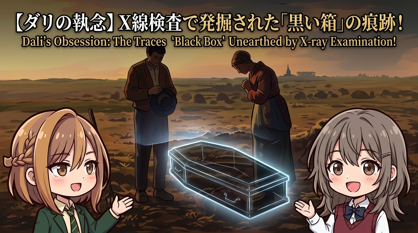 【ダリの執念】X線検査で発掘された「黒い箱」の痕跡！