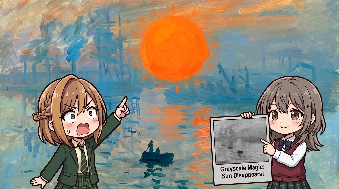 【補色のマジック】太陽がやけに目立つ理由