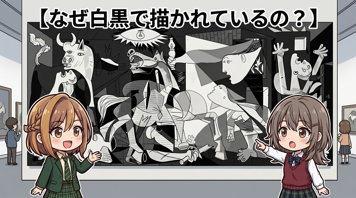 【なぜ白黒で描かれているの？】