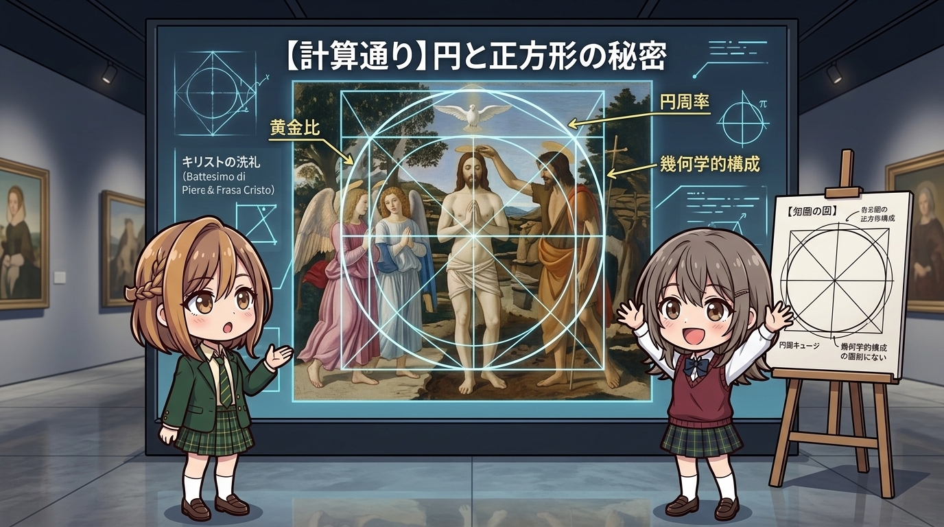 【計算通り】円と正方形の秘密