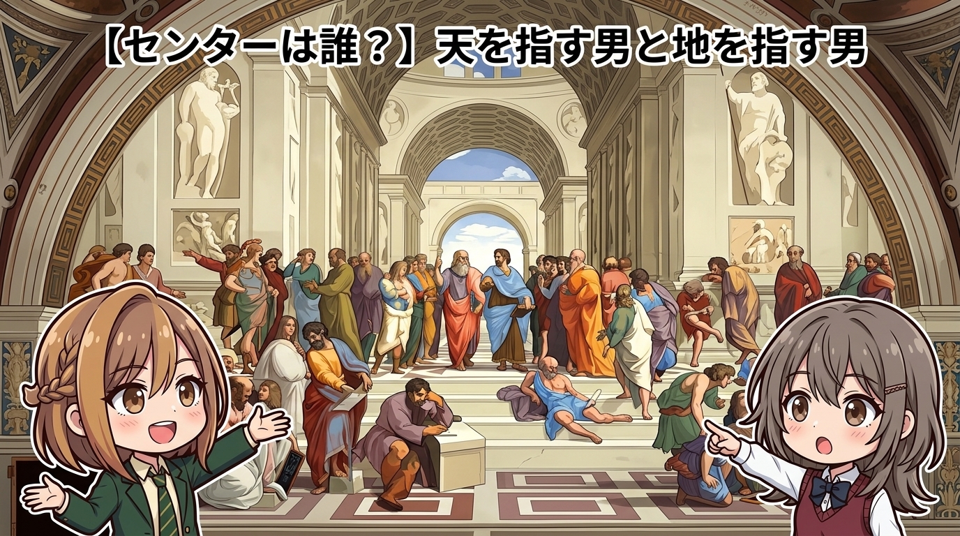 【センターは誰？】天を指す男と地を指す男