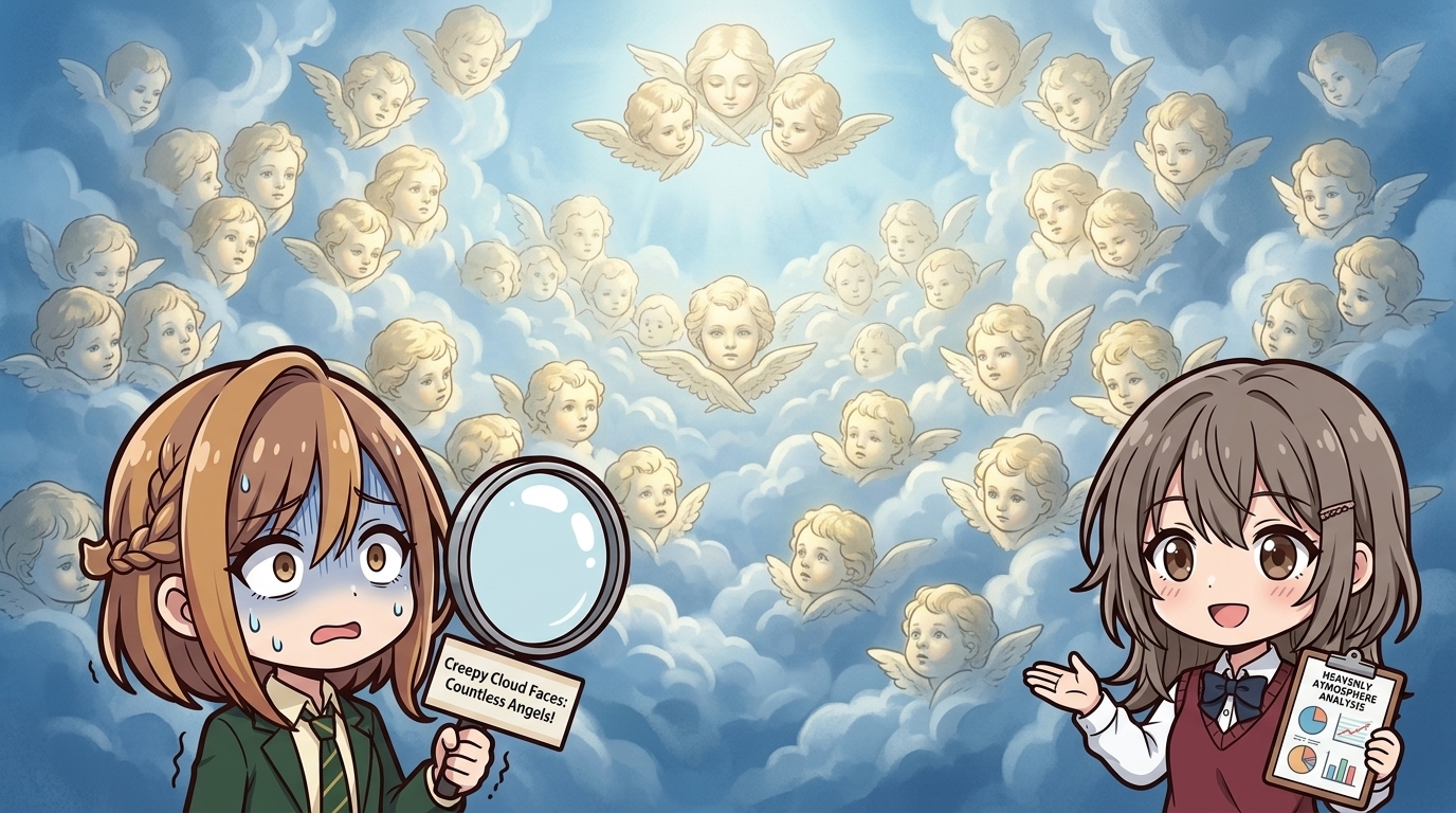 【背景のブツブツ】ただの雲じゃない？
