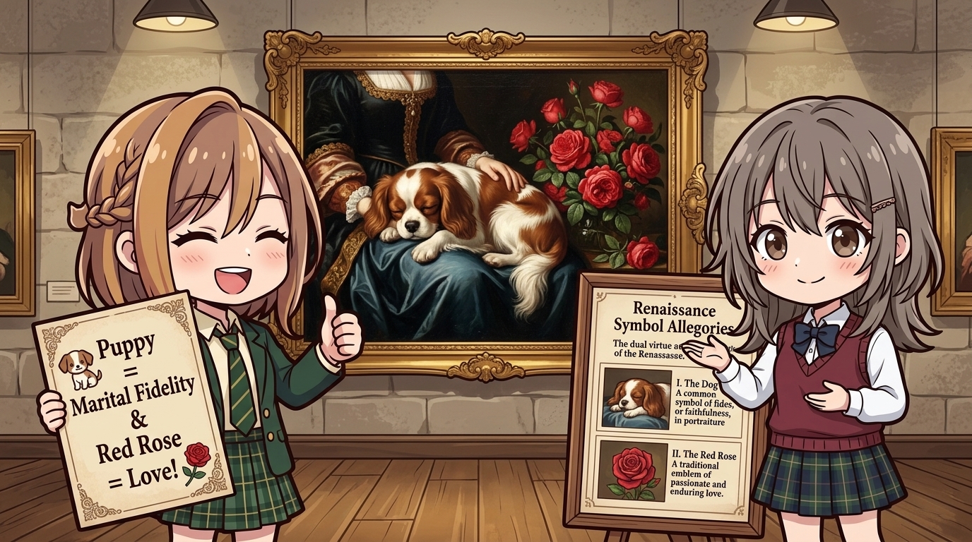 【隠された意味】犬とバラが示すもの