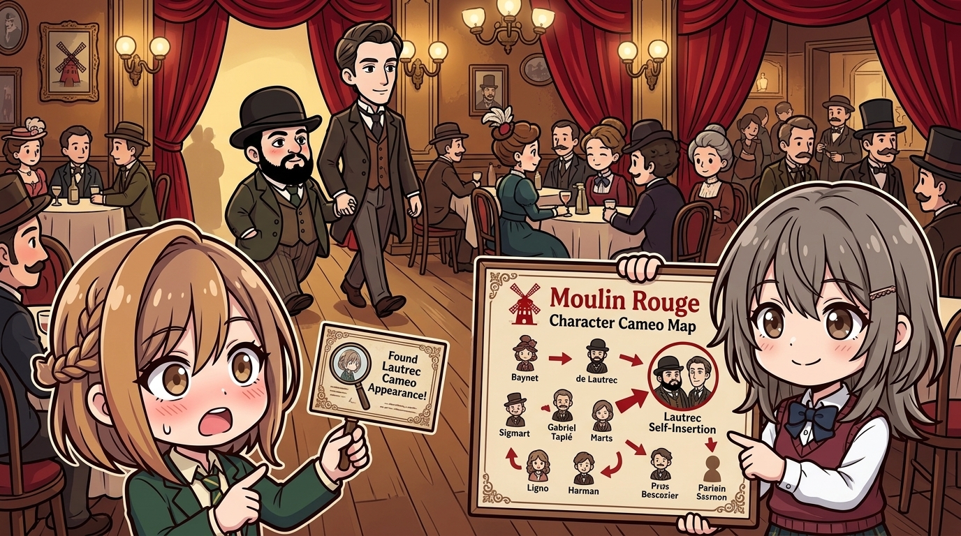 【画家本人がカメオ出演】
