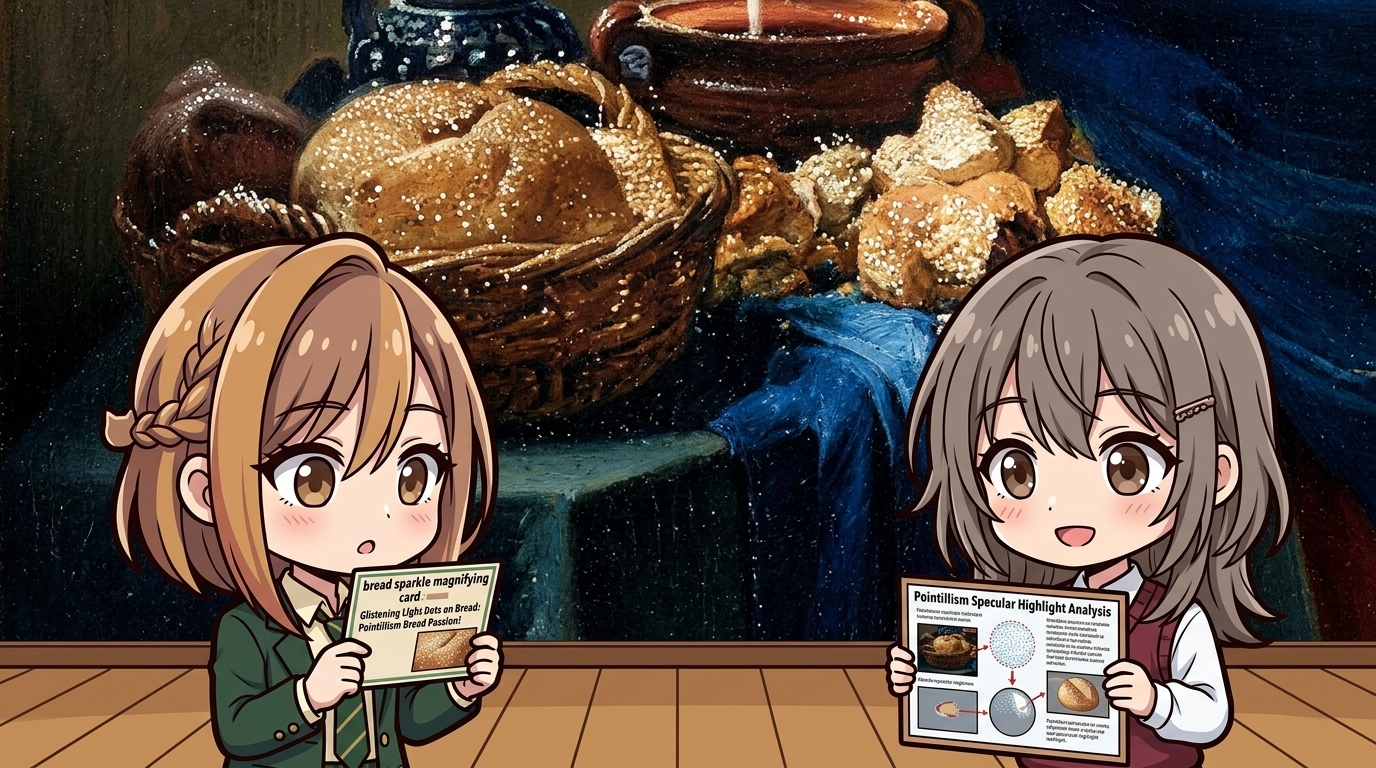 【光の粒】パンがキラキラ光ってる？