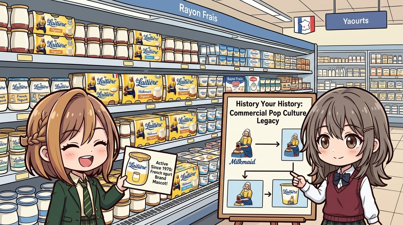 【今も現役の看板娘】彼女、フランスでヨーグルト売ってます