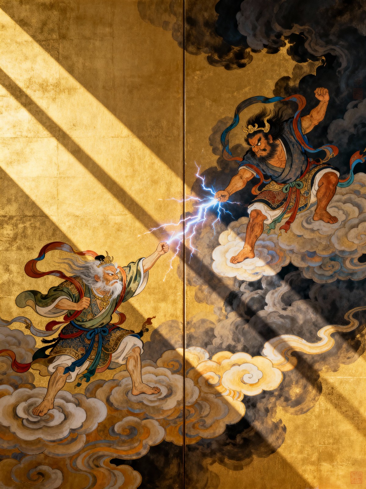風神雷神図屏風